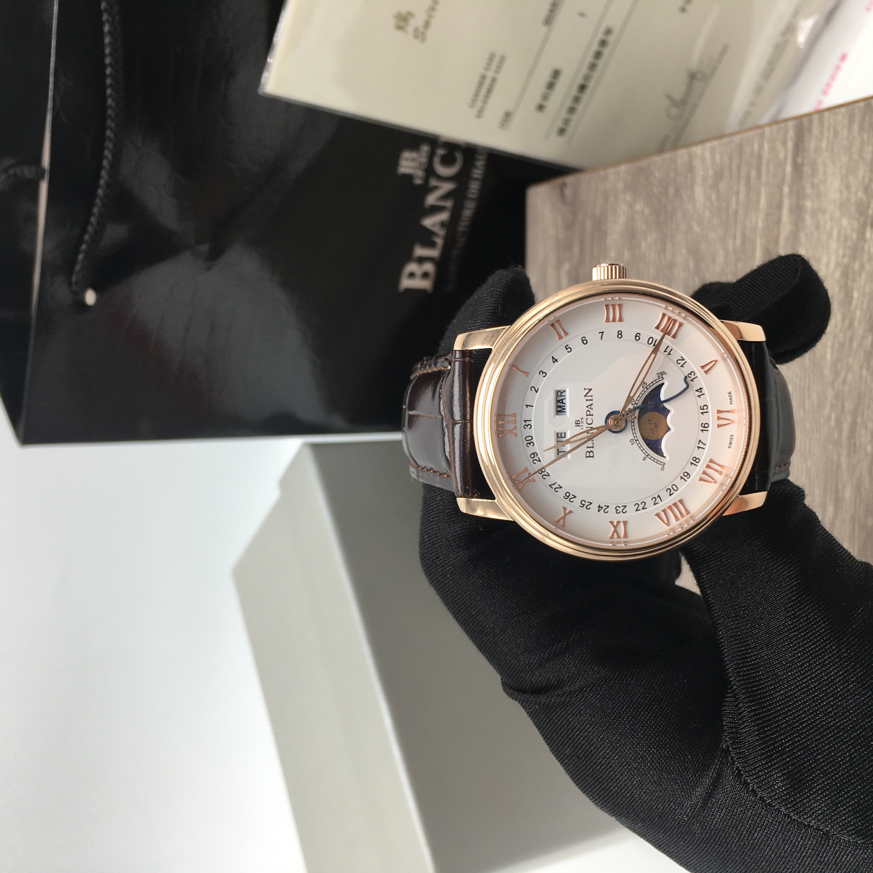 블랑팡 빌레레 퀀탬 컴플레트 문페이즈 오토매틱 40MM (3일이내 수령가능) 당일출고