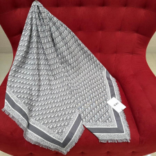 디올 오블리크 그레이 스카프