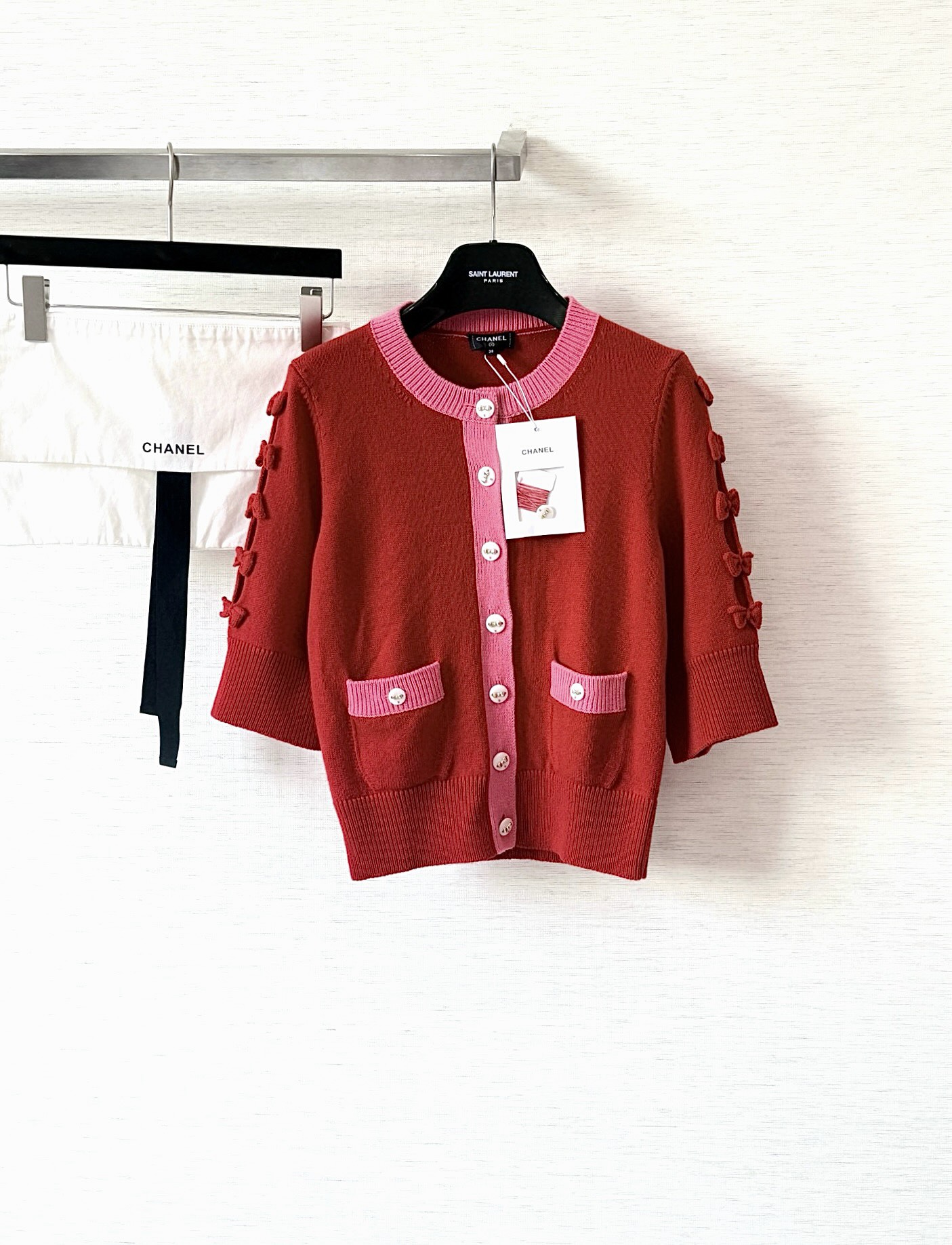 샤넬 캐시미어 가디건