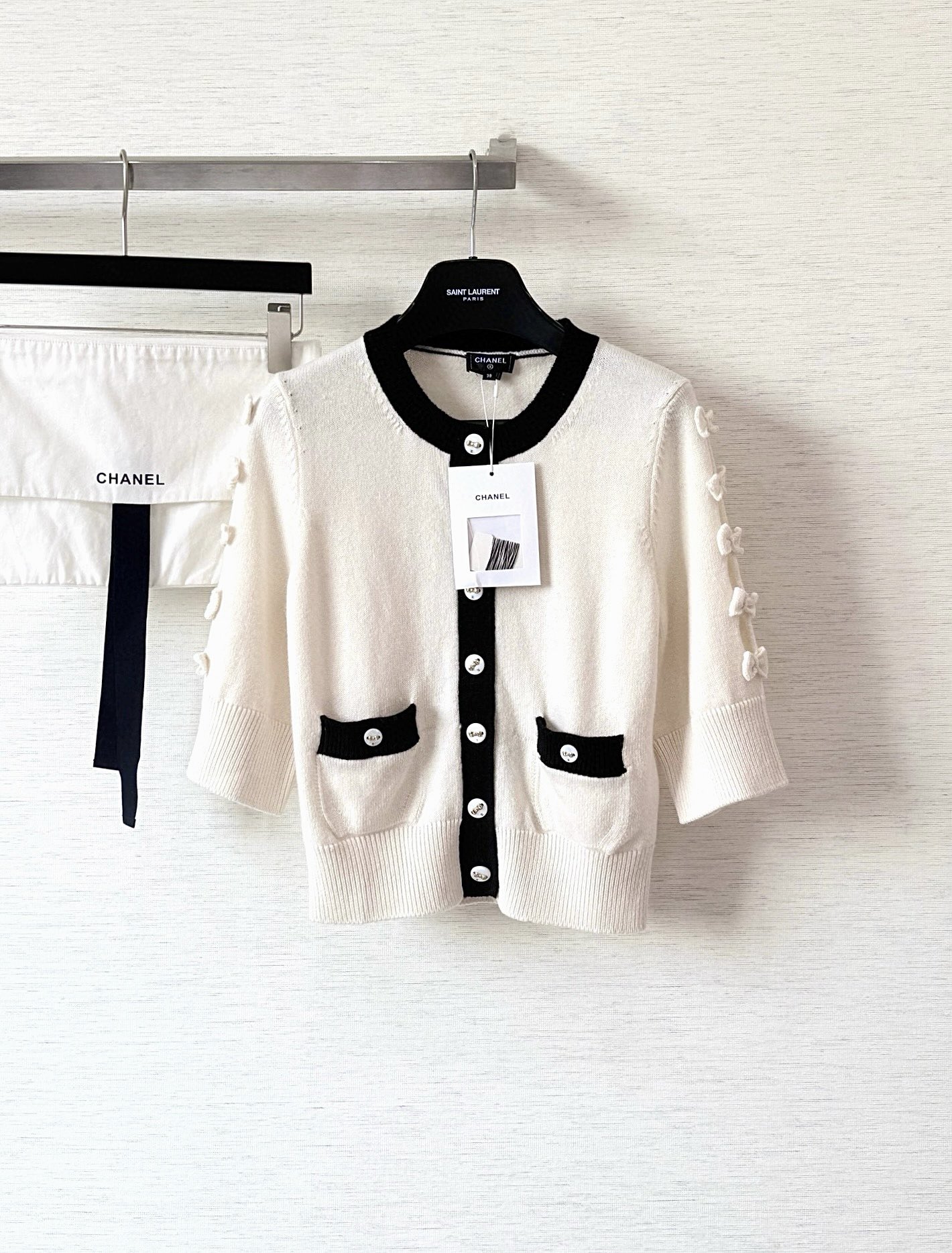 샤넬 캐시미어 가디건