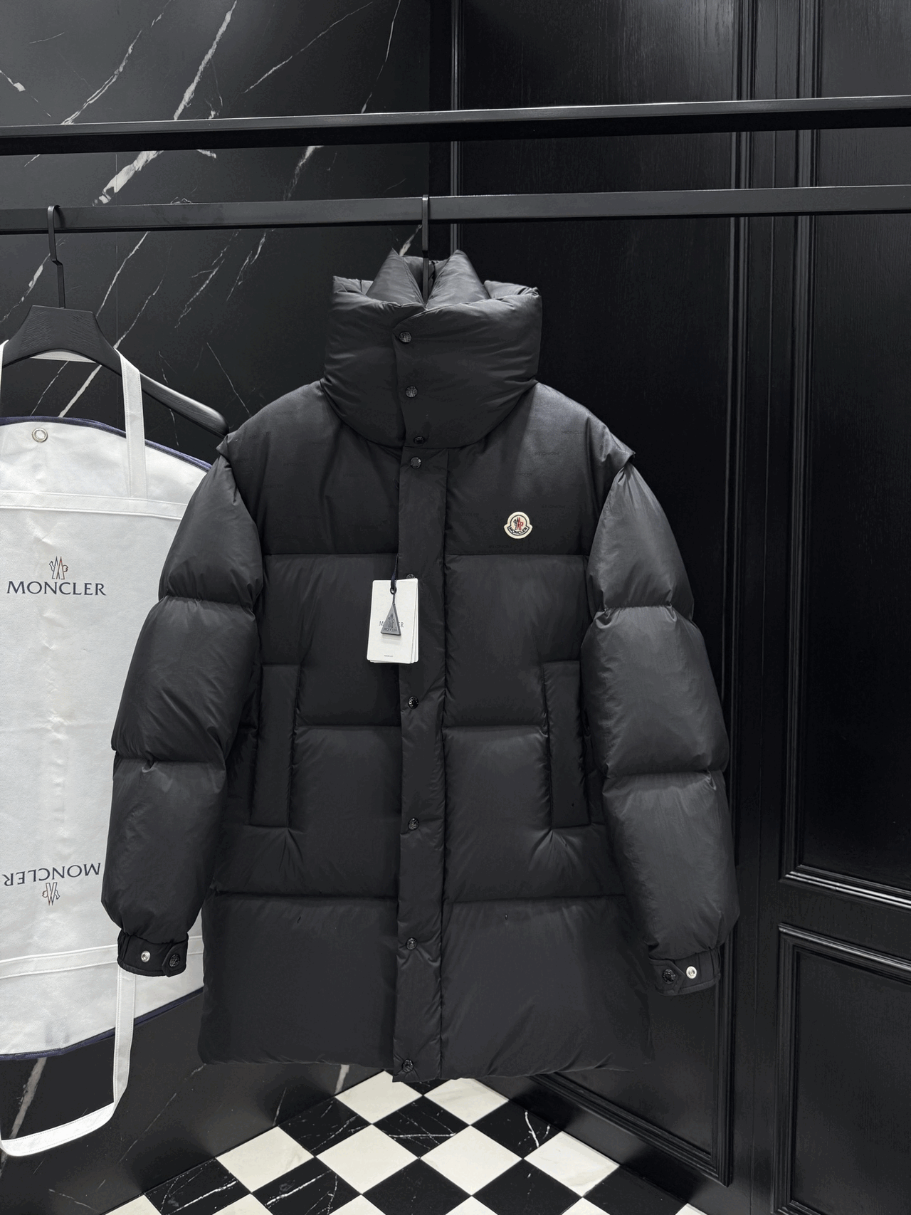 몽클레어 25fw 탈부착 롱패딩