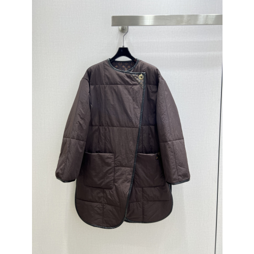 루이비통 퀼티드 토글 디테일 코트