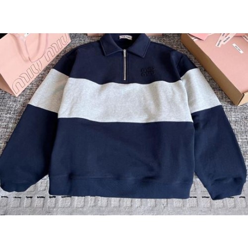 미우미우 하프 집업 맨투맨 사이즈L사이즈 (3일이내 수령가능)당일출고