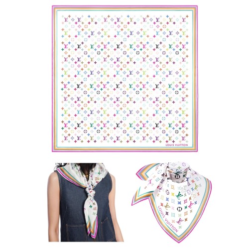 루이비통 멀티 컬러 스카프