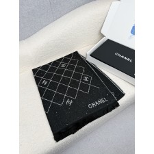 샤넬 퀄팅 로고 스카프