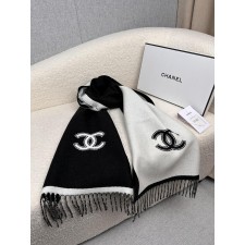 샤넬 양면 캐시미어 스카프