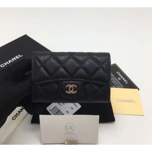 샤넬 클래식 똑딱이 카드지갑 캐비어 은장 (3일이내 수령가능) 당일출고