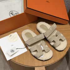 에르메스 시프레 슬리퍼 [정품급] Beige Lin