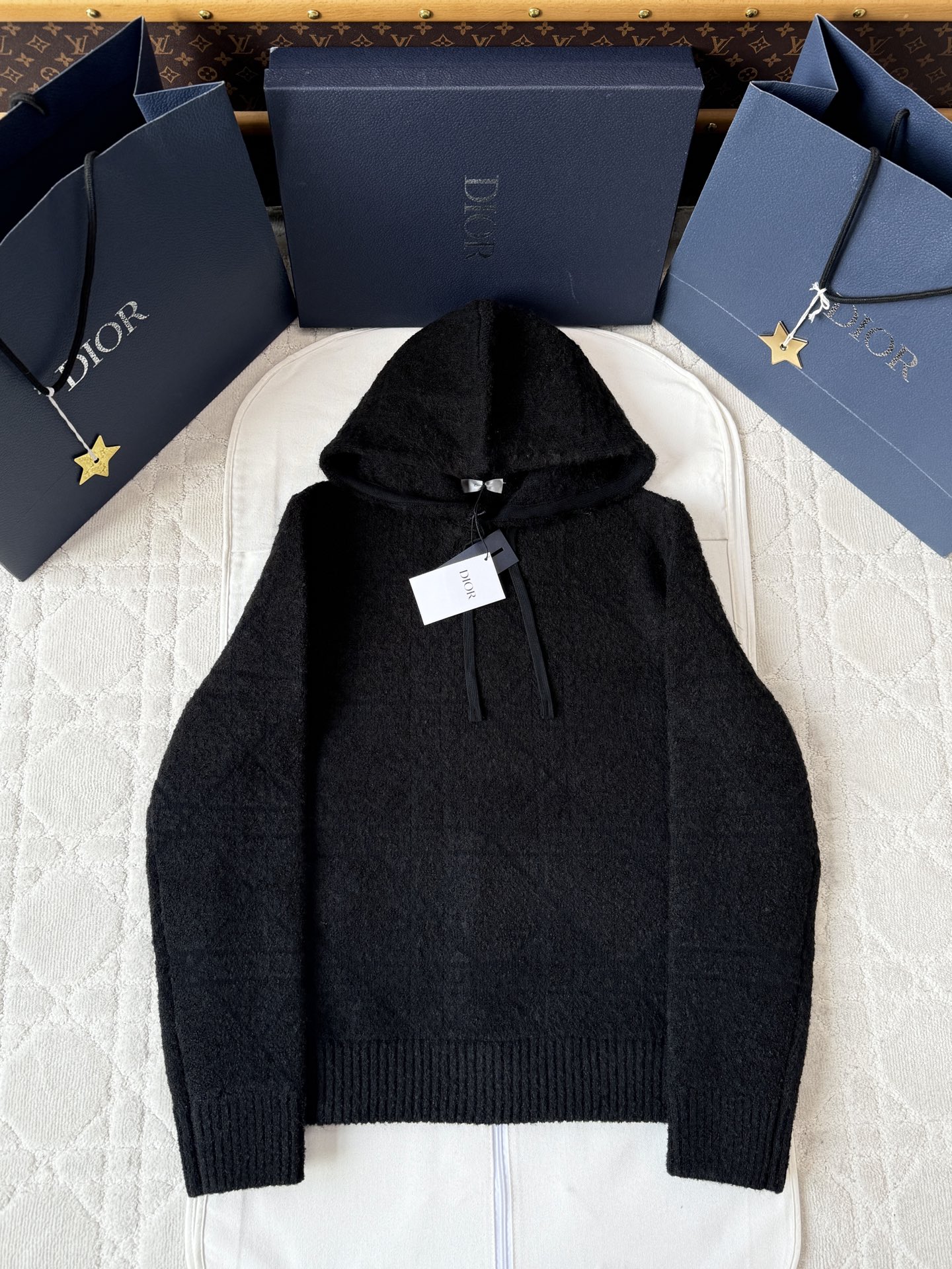 디올 25FW 울 후드티