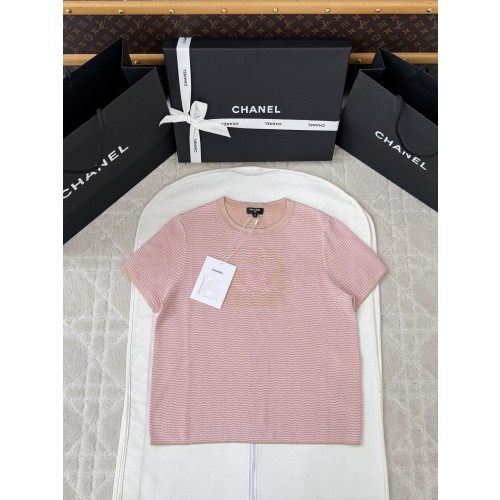 샤넬 스트라이프 반팔티