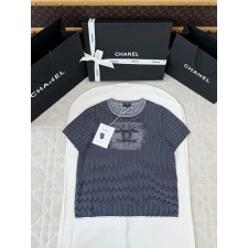 샤넬 스트라이프 반팔티