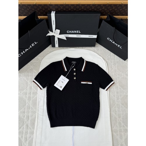 샤넬 카라 반팔티