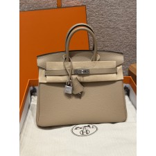 에르메스 버킨백 25 토고 은장 컬러: S2/Trench