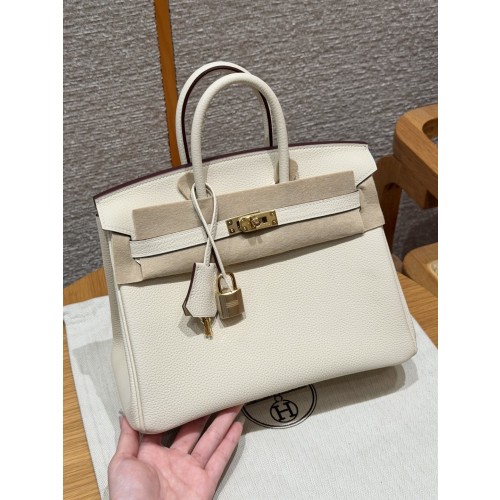 에르메스 버킨백 25 토고 금장 컬러: i2/nata