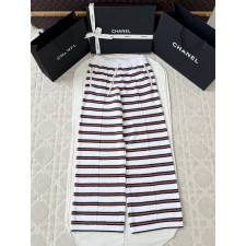샤넬 스트라이프 팬츠