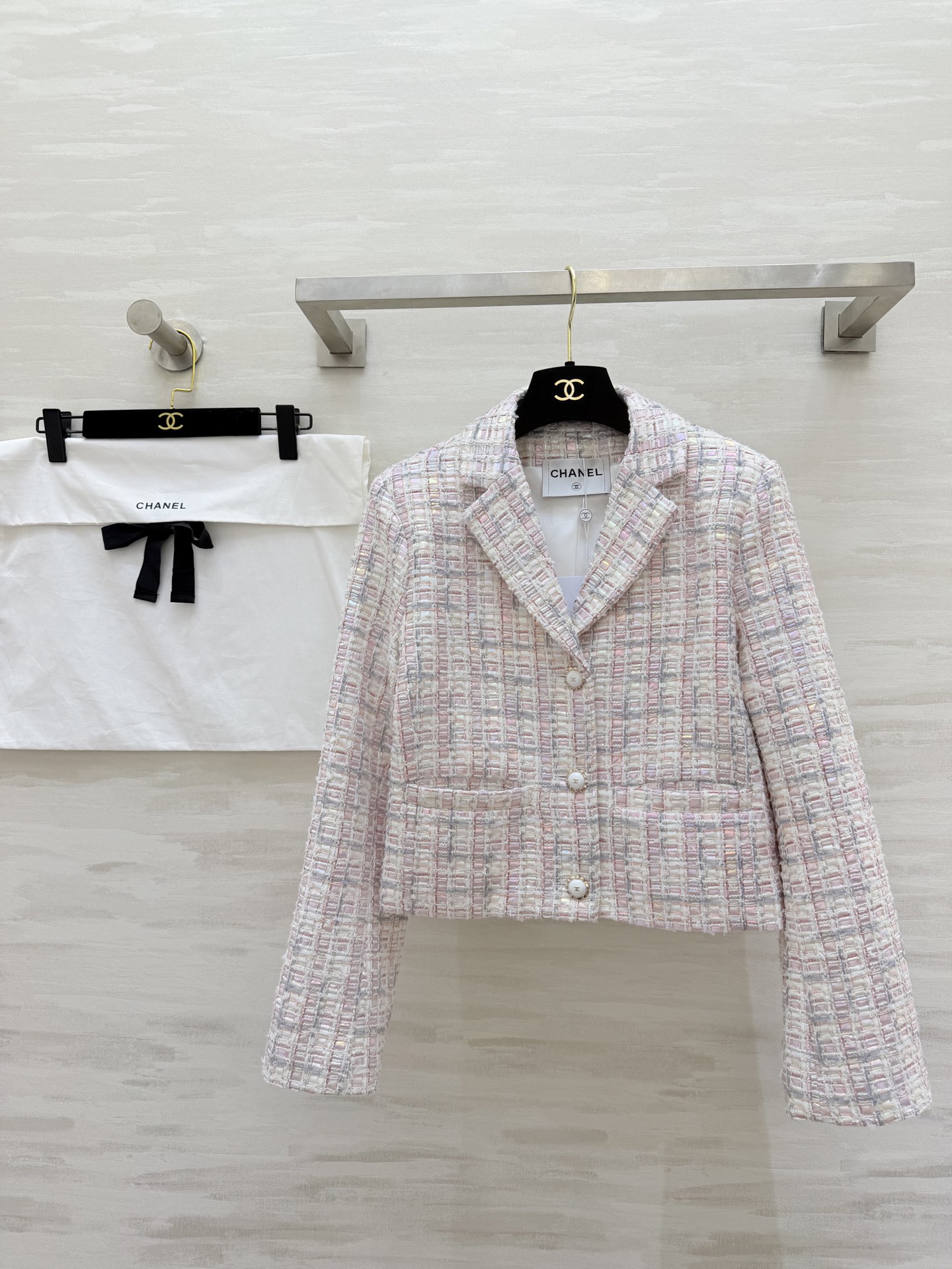 샤넬 트위드 자켓