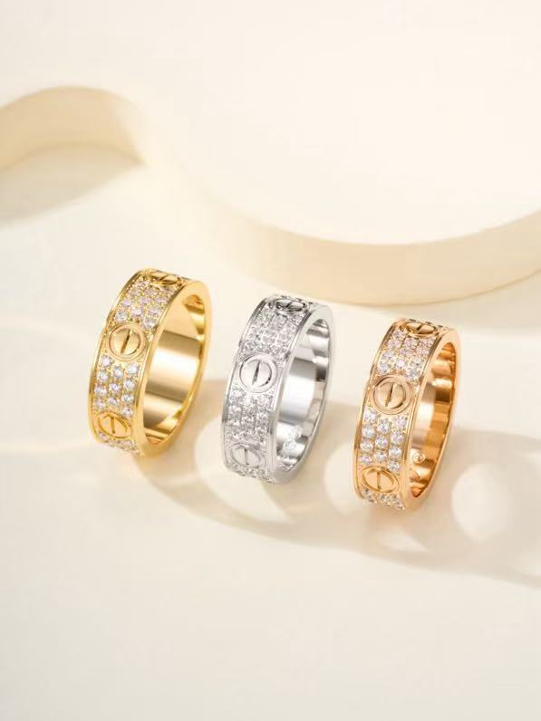 까르띠에 러브 링 스몰 파베 (3컬러)