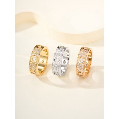 까르띠에 러브 링 파베 6다이아