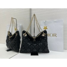 디올 까나쥬 퀼티드 스몰 토트 백