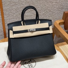 에르메스 버킨백 25 토고 은장 컬러: 89/Noir