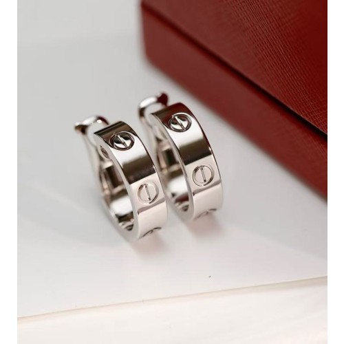 까르띠에 러브 이어링 화이트골드