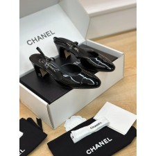 샤넬 페이턴트 카프스킨 슬링백 6cm