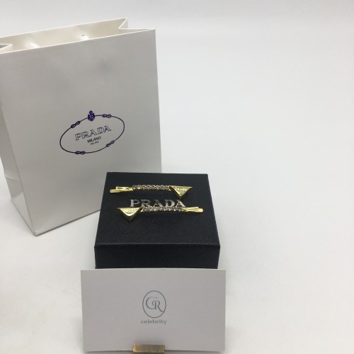 프라다 브라스 헤어 클립 (골드) (3일이내 수령가능) 당일출고