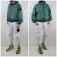 Stone Island 스톤아일랜드 글루시 메탈 코팅 윈드 브레이커